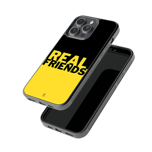 Real Friends Glass Phone case