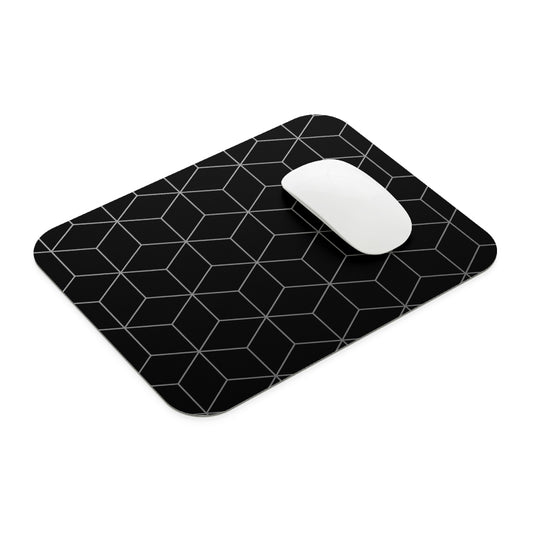 Black Cubes Mouse Pad