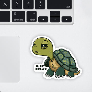 Just Relax Laptop Sticker