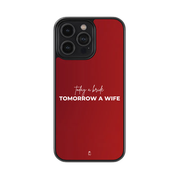 Tomorrow a Wife Glass Phone case