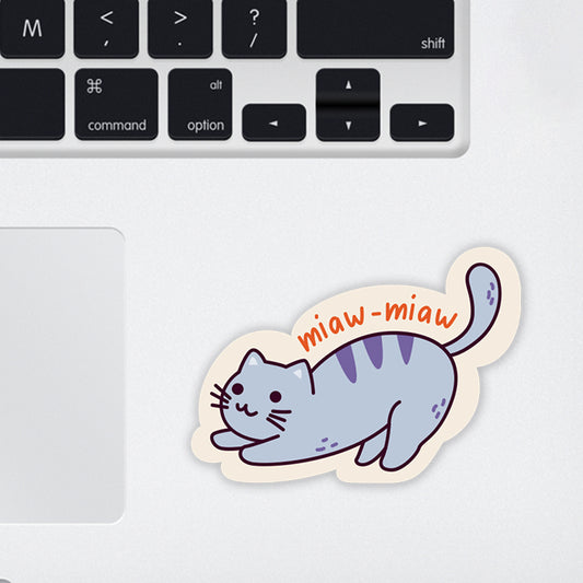 Miaw - Miaw  Laptop Sticker