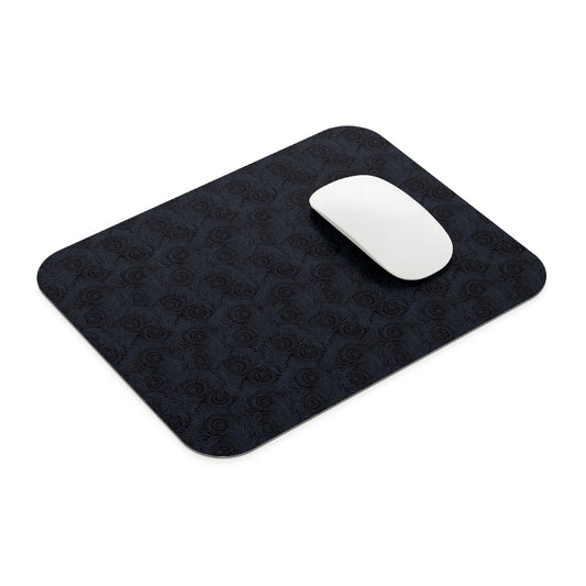 Black Feathers Mouse Pad