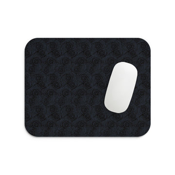 Black Feathers Mouse Pad