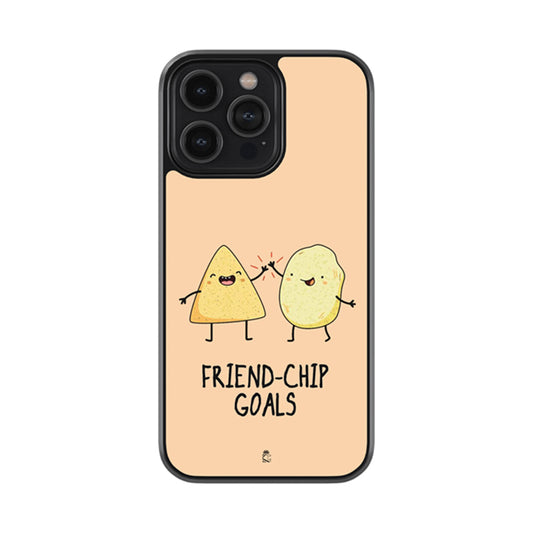 Friend-Chip Goals Glass Phone case