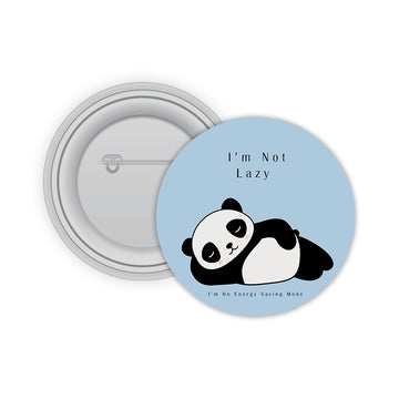 Energy saving Mode Pin-back Button Badge