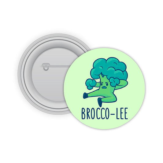 Broco-lee Pin-back Button Badge