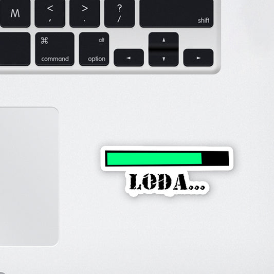 Loading Laptop Sticker