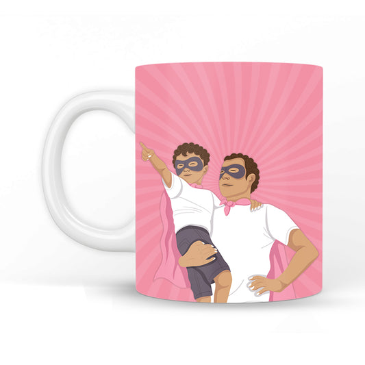 Super Dad and Son Coffee Mug