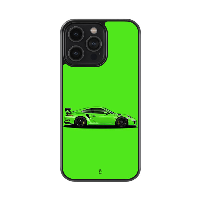 Go Green Porsche Glass Case