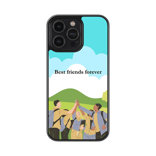 Best Friends Forever Glass Phone case