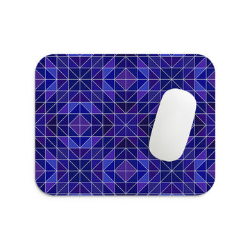 Purple Angles Mouse Pad