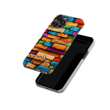 Colourful Bricks Slim Hard Case