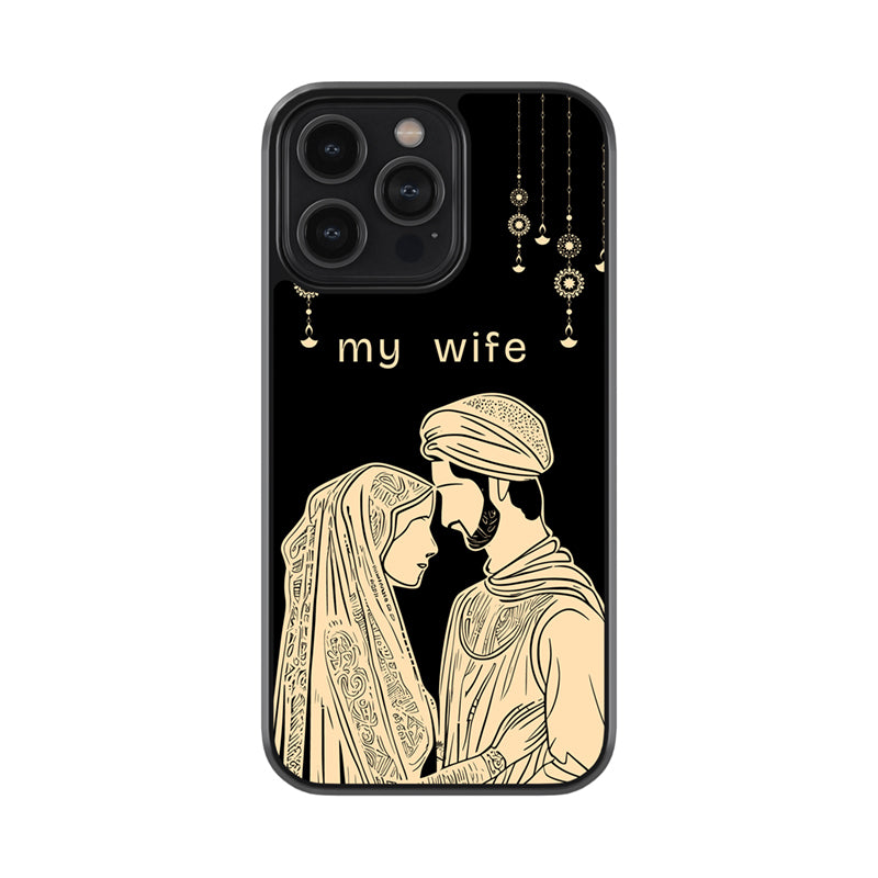 My Wife Glass Phone case