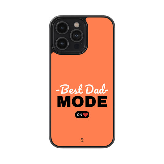 Best Dad Mode On Glass Phone case