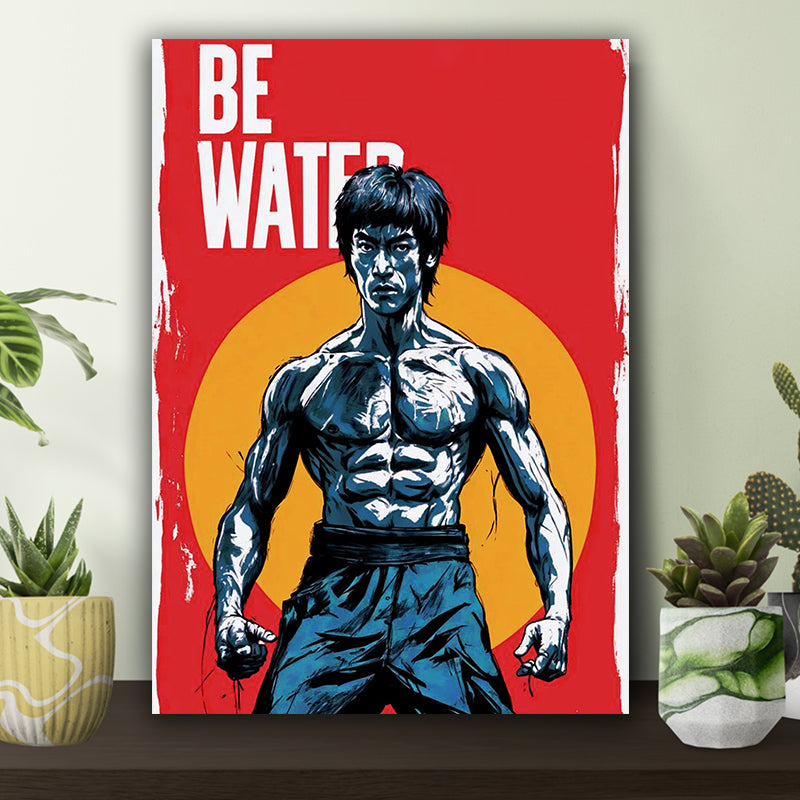 Bruce lee Motivation Art Poster