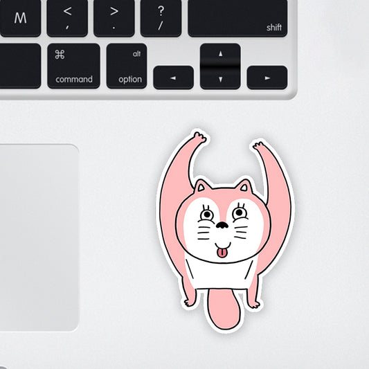 Superb Cat  Laptop Sticker