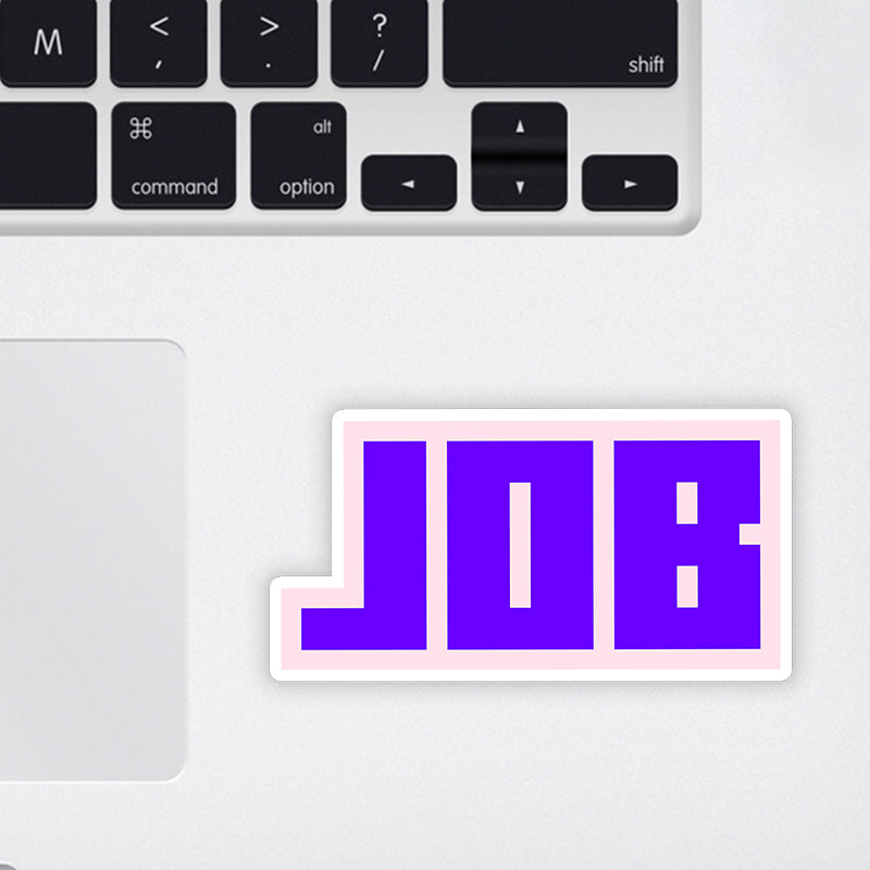 Job Laptop Sticker