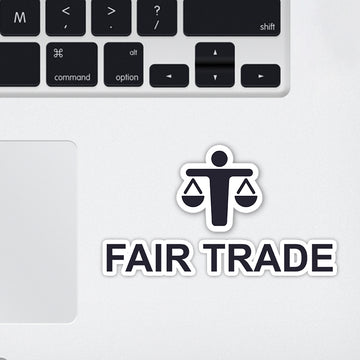 Fair Trade Laptop Sticker