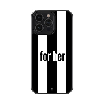 For Her Stripes Glass Phone case