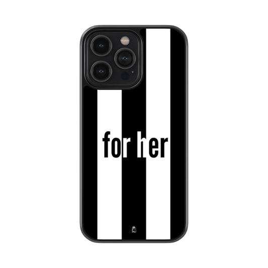 For Her Stripes Glass Phone case