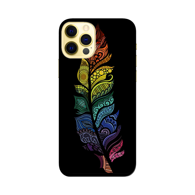 Feather Design Slim Hard Case