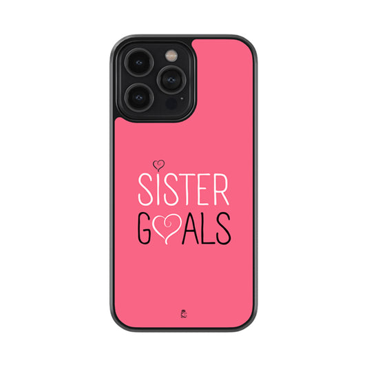 Sister Goals Glass Phone case