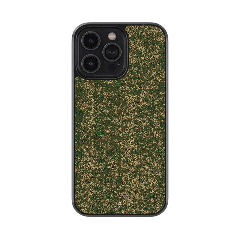 Distorted Grains Camo Glass Case