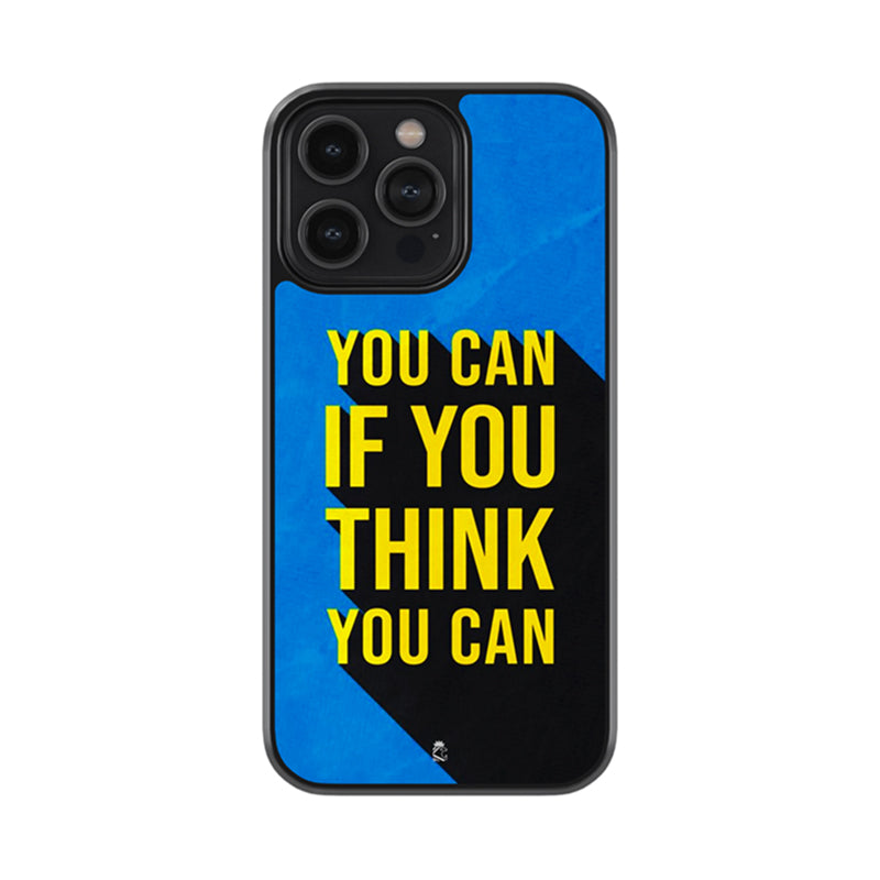 You Can If You Think You Can Glass Case