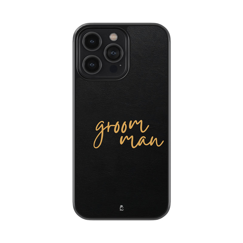 Groom Man Glass Phone case