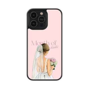 Month Of Brides Glass Phone case