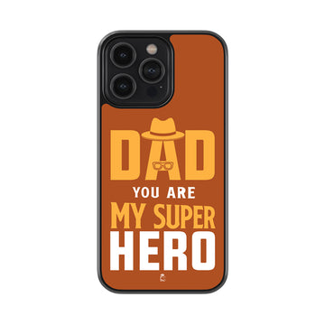 You are my Super Hero Glass Phone case