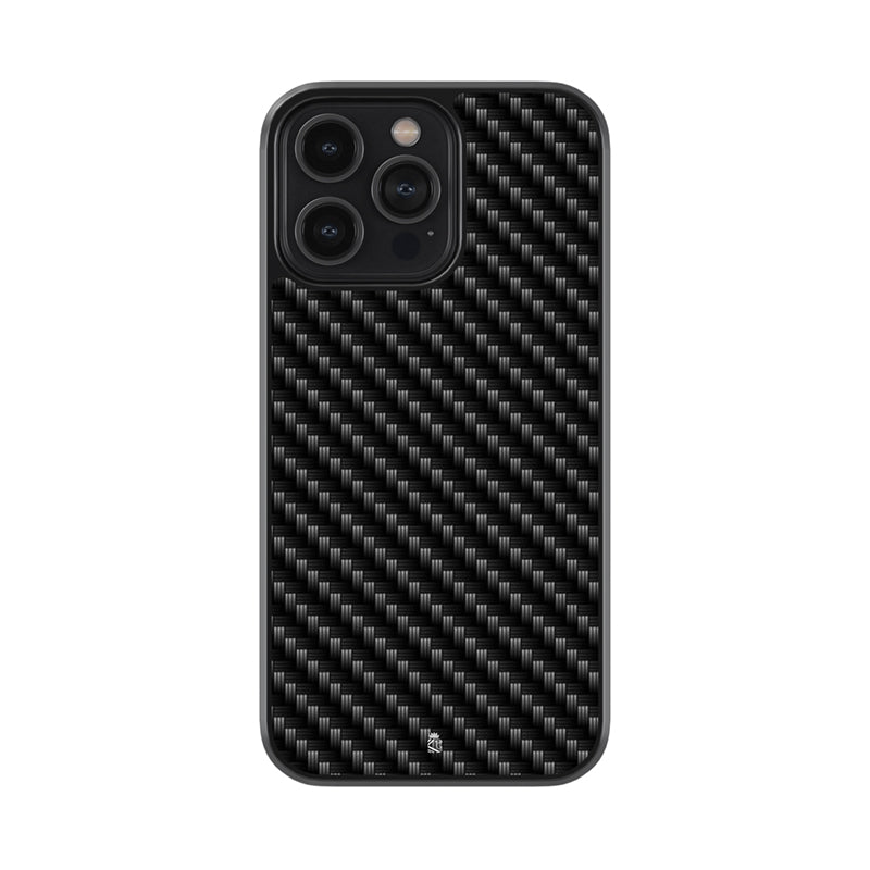 Carbon Fibre Design Glass Case