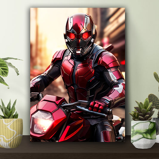 Antman Riding Bike Poster