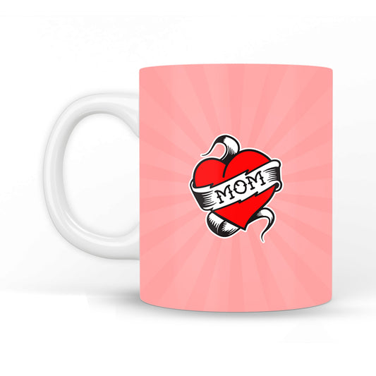 Heart Mom Coffee Mug