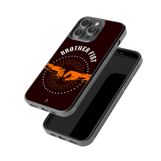 Brother Fist Glass Phone case