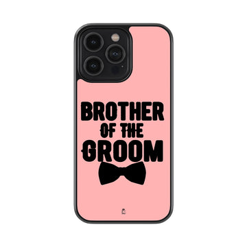 Brother Of the Groom Glass Phone case