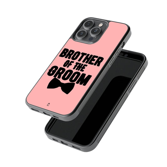 Brother Of the Groom Glass Phone case