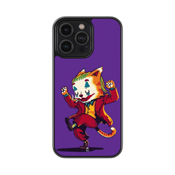 Joker Cat Glass Case