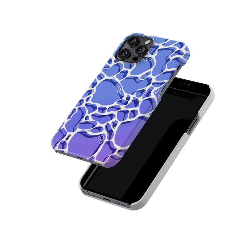 Light Purple Pattern Slim Hard Case