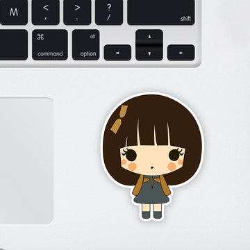 Cute Lil Girl Laptop Sticker