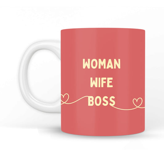 Woman Wife and Boss Coffee Mug