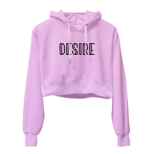 Hearted Desire Crop Hoodie