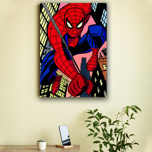 Iconic Pose of Spiderman Poster