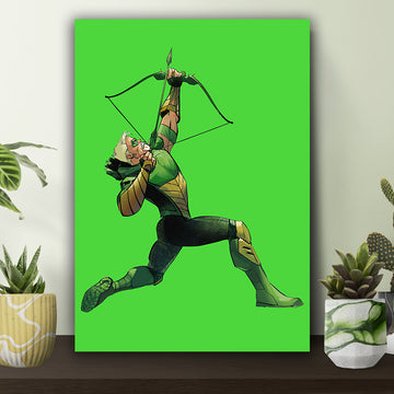 Green Arrow Signature Pose Poster