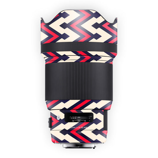 Abstractive Stripes Lens Skin