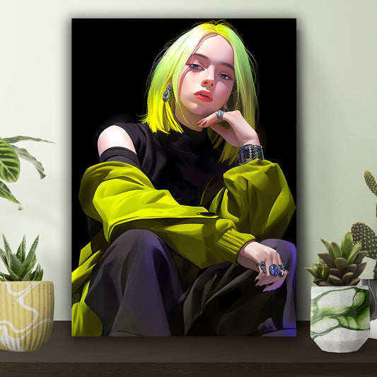 Billie Eilish Singer Art Poster