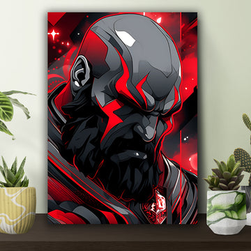 Kratos Illustrartive Art Poster