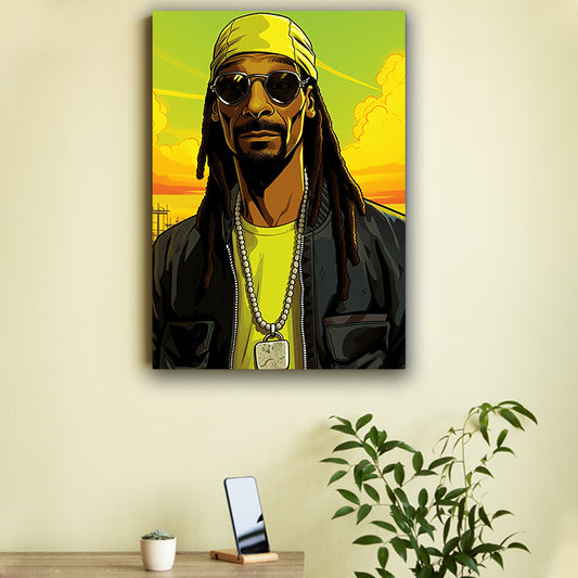 Snoop Dog Aesthetic Art Poster