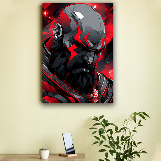 Kratos Illustrartive Art Poster