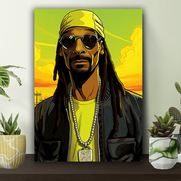 Snoop Dog Aesthetic Art Poster